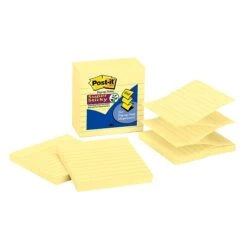 Post-it® Super Sticky Notes, 3" X 3", Canary Yellow, 90 Sheets/Pad, 10 Pads/Pack (654-10SSCY) -Office Supplies Shop sp164717756 sc7