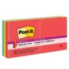 Post-it® Pop-Up Super Sticky Notes, 3" X 3", Playful Primaries Collection, 90 Sheets/Pad, 6 Pads/Pack (R330-6SSAN)
