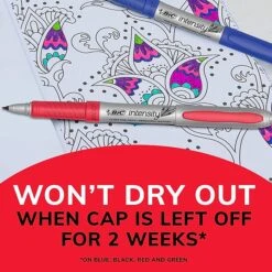 BIC Intensity Permanent Markers, Ultra Fine Tip, Black, 12/Pack (GPMU11BK) -Office Supplies Shop sp167825776 sc7