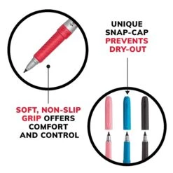 BIC Intensity Permanent Markers, Ultra Fine Tip, Black, 12/Pack (GPMU11BK) -Office Supplies Shop sp167825778 sc7