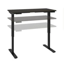 Bestar Universel 24“ X 48“ Standing Desk, Deep Grey (65857-32) -Office Supplies Shop sp168526625 sc7