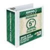Samsill Earth's Choice Biobased 5" 3-Ring View Binder, White (SAM18907) -Office Supplies Shop sp168939741 sc7