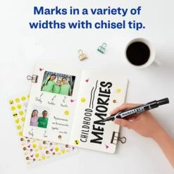 Avery Marks-A-Lot Permanent Markers, Chisel Tip, Black, 36/Pack (98206) -Office Supplies Shop sp170188364 sc7