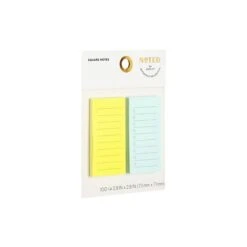 Noted By Post-it® Mint And Yellow Mini List Notes, 1.4" X 2.8", 2 Pads/Pack, 50 Sheets/Pad (NTD5-DUO-CL) -Office Supplies Shop sp177231216 sc7