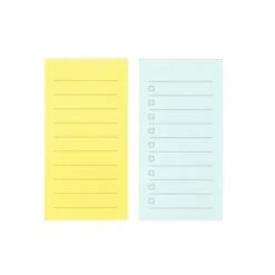 Noted By Post-it® Mint And Yellow Mini List Notes, 1.4" X 2.8", 2 Pads/Pack, 50 Sheets/Pad (NTD5-DUO-CL) -Office Supplies Shop sp177231217 sc7