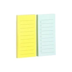 Noted By Post-it® Mint And Yellow Mini List Notes, 1.4" X 2.8", 2 Pads/Pack, 50 Sheets/Pad (NTD5-DUO-CL) -Office Supplies Shop sp177231219 sc7
