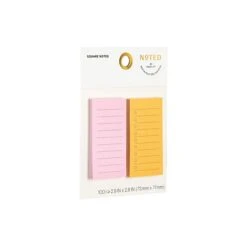 Noted By Post-it® Orange And Pink Mini List Notes, 1.4" X 2.8", 2 Pads/Pack, 50 Sheets/Pad (NTD5-DUO-WM) -Office Supplies Shop sp177231258 sc7