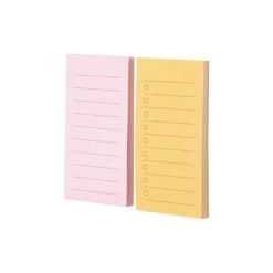 Noted By Post-it® Orange And Pink Mini List Notes, 1.4" X 2.8", 2 Pads/Pack, 50 Sheets/Pad (NTD5-DUO-WM) -Office Supplies Shop sp177231260 sc7