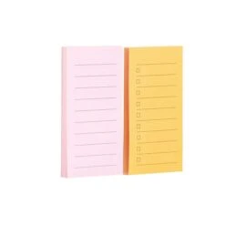 Noted By Post-it® Orange And Pink Mini List Notes, 1.4" X 2.8", 2 Pads/Pack, 50 Sheets/Pad (NTD5-DUO-WM) -Office Supplies Shop sp177231261 sc7