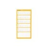 Noted By Post-it® Orange With White Boxes Goal-Tracking List Notes, 3.9" X 7.7", 100 Sheets/Pad (NTD5-48-OR) -Office Supplies Shop sp177231273 sc7