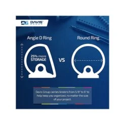 Davis Group Easyview Premium 1 1/2" 3-Ring View Binder, Turquoise Blue, 6/Pack (8412-52-06) -Office Supplies Shop sp179266183 sc7