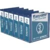 Davis Group Easyview Premium 3" 3-Ring View Binder, Royal Blue, 6/Pack (8414-92-06) -Office Supplies Shop sp179266642 sc7