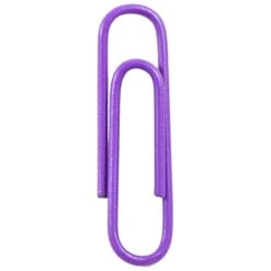 JAM Paper® Colored Standard Paper Clips, Small 1 Inch, Purple Paperclips, 2 Packs Of 100 (2183753a) -Office Supplies Shop sp22235173 sc7