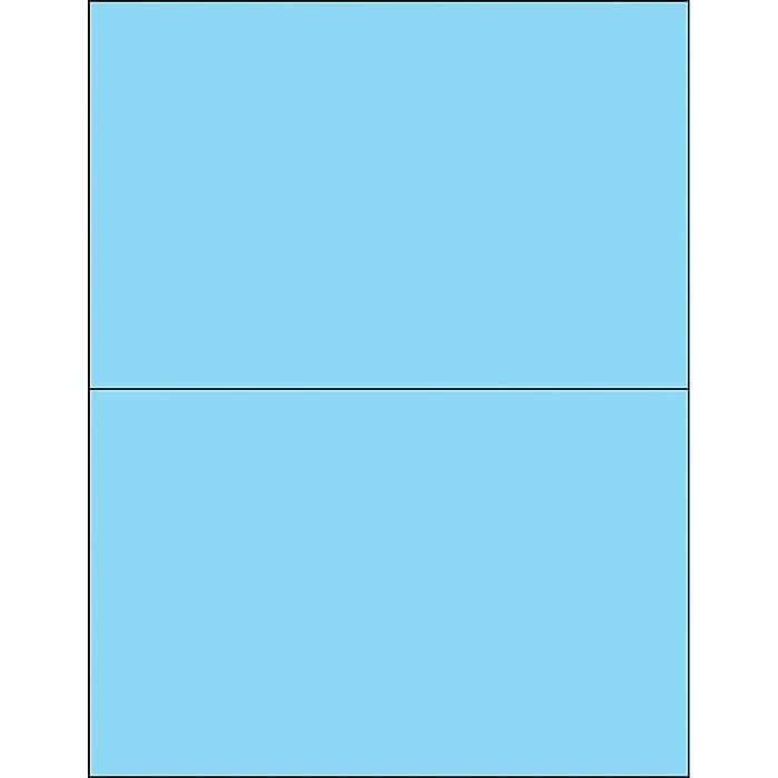 Tape Logic® Removable Rectangle Laser Labels, 8 1/2" X 5 1/2", Pastel Blue, 200/Case (LL415BE) 3 Tape Logic® Removable Rectangle Laser Labels, 8 1/2" X 5 1/2", Pastel Blue, 200/Case (LL415BE)