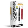 Zebra Sarasa Dry X1 Retractable Gel Pen, Medium Point, Black Ink, 12/Pack (45610)