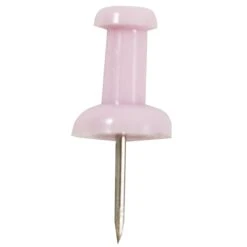 JAM Paper Push Pins, Baby Pink, 2 Packs Of 100 (222419048A) -Office Supplies Shop sp29738289 sc7