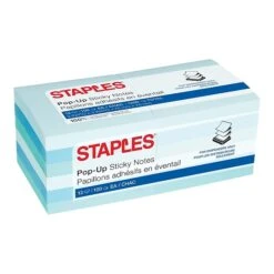 Staples Pop-Up Sticky Notes, 3" X 3" Yellow, 100 Sheets/Pad, 12 Pads/Pack (S33YRP12/52563) -Office Supplies Shop sp38714882 sc7