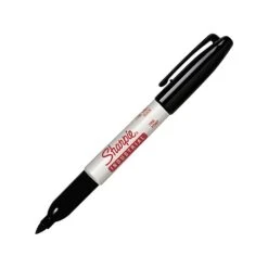 Sharpie Industrial Permanent Marker, Fine Tip, Black (13601)