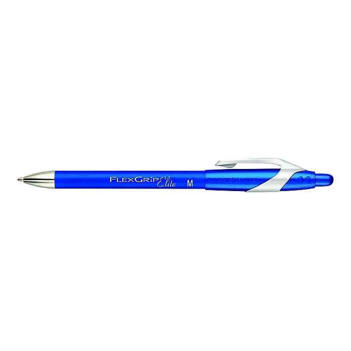 Paper Mate FlexGrip Elite Retractable Ballpoint Pen, Medium Point, Blue Ink, Dozen (85581) 4 Paper Mate FlexGrip Elite Retractable Ballpoint Pen, Medium Point, Blue Ink, Dozen (85581) - Image 2