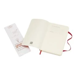 Moleskine Classic Notebook, Large, 5" X 8.25", College Ruled, 96 Sheets, Scarlet Red (930048) -Office Supplies Shop sp42115288 sc7