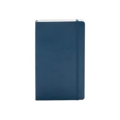 Poppin Professional Notebook, 5" X 8.25", College Ruled, 96 Sheets, Navy Blue (100358)