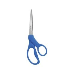 Westcott All Purpose Preferred 8" Stainless Steel Scissors, Pointed Tip, Blue (43218)