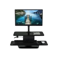 Mount-It! 26.75"W Adjustable Standing Desk Converter W/ Monitor Mount And Keyboard Tray, Plastic/Steel (MI-7913) 16 Mount-It! 26.75"W Adjustable Standing Desk Converter W/ Monitor Mount And Keyboard Tray, Plastic/Steel (MI-7913) -Office Supplies Shop sp42805216 sc7