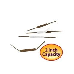 Smead Self-Adhesive Folder Fasteners, 2", Brown, 100/Box (68220) -Office Supplies Shop sp43803953 sc7