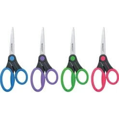 Westcott Soft Handle Student 7" Stainless Steel Standard Scissors, Pointed Tip, Assorted Colors (14609) -Office Supplies Shop sp44851159 sc7