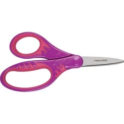 Fiskars Softgrip 5" Stainless Steel Kid's Scissors, Pointed Tip, Assorted Colors (194230-1001) -Office Supplies Shop sp44852939 sc7