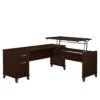Bush Furniture Somerset 72W 3 Position Sit To Stand L Shaped Desk, Mocha Cherry (SET014MR) -Office Supplies Shop sp45060480 sc7