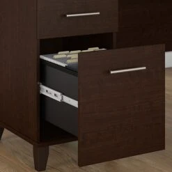 Bush Furniture Somerset 72W 3 Position Sit To Stand L Shaped Desk, Mocha Cherry (SET014MR) -Office Supplies Shop sp45060489 sc7