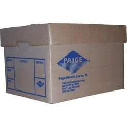 Paige Miracle Corrugated Box, Letter/Legal Size, Brown (MB-15)