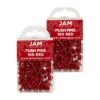 JAM Paper Pushpins, Red, 2 Packs Of 100 (2242955A) -Office Supplies Shop sp49916282 sc7
