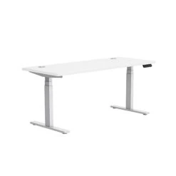 Union & Scale™ Workplace2.0™ Sit Stand Height Adjustable Table 24X60, White