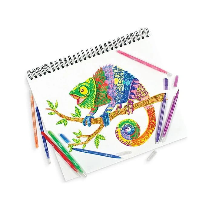 OOLY Switch-Eroo Sketch Markers, Twin Tip, Assorted Inks, 12/Pack (130-043) 7 OOLY Switch-Eroo Sketch Markers, Twin Tip, Assorted Inks, 12/Pack (130-043) - Image 5