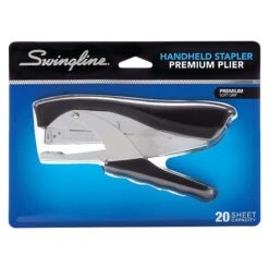 Swingline Premium Soft Grip Hand Stapler, Heavy Use, 20 Sheet Capacity, Black (29950) -Office Supplies Shop sp56867976 sc7