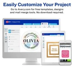 Avery Laser/Inkjet File Folder Labels, 2/3" X 3 7/16", White, 30/Sheet, 60 Sheets/Pack (75366) 10 Avery Laser/Inkjet File Folder Labels, 2/3" X 3 7/16", White, 30/Sheet, 60 Sheets/Pack (75366) -Office Supplies Shop sp57019822 sc7