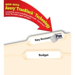 Avery Laser/Inkjet File Folder Labels, 2/3" X 3 7/16", White, 30/Sheet, 60 Sheets/Pack (75366) 12 Avery Laser/Inkjet File Folder Labels, 2/3" X 3 7/16", White, 30/Sheet, 60 Sheets/Pack (75366) -Office Supplies Shop sp57019828 sc7