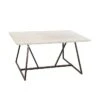 Oasis Teaming Table, 29.25" X 48", Weathered White (3019WW)
