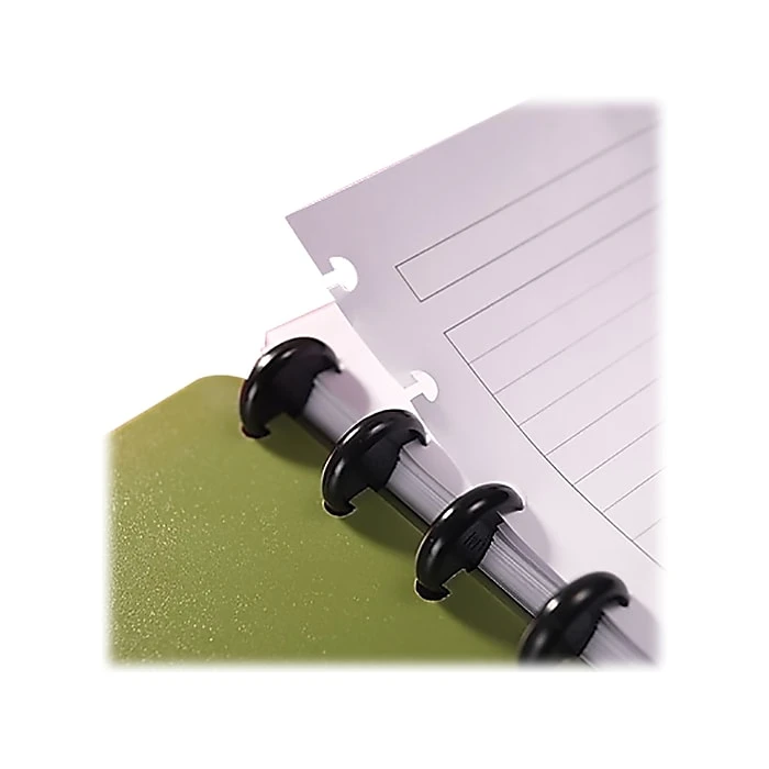 Staples® Customizable Arc Notebook System, 9.38" X 11.25", Narrow Ruled, 60 Sheets, Black With Butterflies (28002) 6 Staples® Customizable Arc Notebook System, 9.38" X 11.25", Narrow Ruled, 60 Sheets, Black With Butterflies (28002) - Image 4