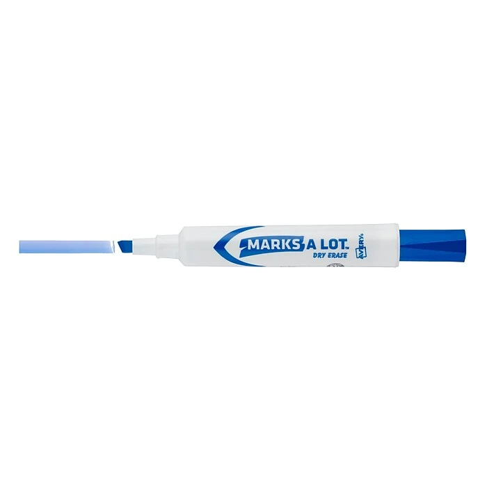 Avery Marks A Lot Desk-Style Dry Erase Marker, Chisel Tip, Blue, 12 Markers Per Pack (24406) 10 Avery Marks A Lot Desk-Style Dry Erase Marker, Chisel Tip, Blue, 12 Markers Per Pack (24406) - Image 8