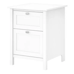Bush Furniture Broadview 2 Drawer File Cabinet, Pure White (BDF124WH-03)