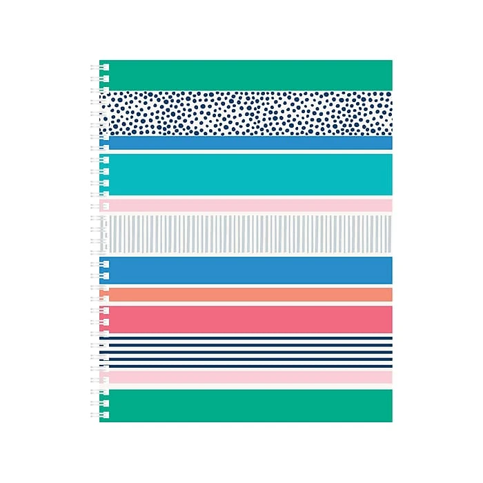 Carolina Pad Day Trip 1-Subject Notebook, 8.5" X 10.5", College Ruled, 80 Sheets, Assorted Colors (00021) 6 Carolina Pad Day Trip 1-Subject Notebook, 8.5" X 10.5", College Ruled, 80 Sheets, Assorted Colors (00021) - Image 4