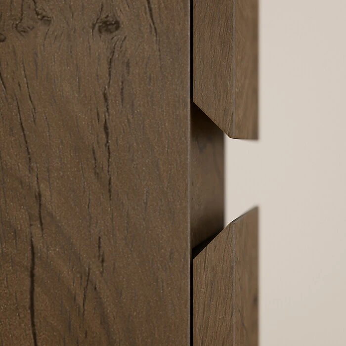 Bush Furniture Anthropology 2 Drawer Mobile File Cabinet, Rustic Brown Embossed (ATH011RB) 8 Bush Furniture Anthropology 2 Drawer Mobile File Cabinet, Rustic Brown Embossed (ATH011RB) - Image 6