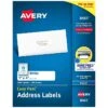 Avery Easy Peel Inkjet Address Labels, 1" X 4", White, 20 Labels/Sheet, 100 Sheets/Box, 2000 Labels/Box (8461) 2 Avery Easy Peel Inkjet Address Labels, 1" X 4", White, 20 Labels/Sheet, 100 Sheets/Box, 2000 Labels/Box (8461) -Office Supplies Shop sp75155663 sc7
