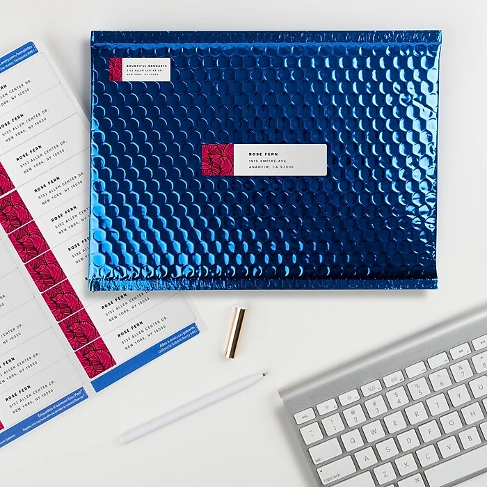 Avery Easy Peel Inkjet Address Labels, 1" X 4", White, 20 Labels/Sheet, 100 Sheets/Box, 2000 Labels/Box (8461) 8 Avery Easy Peel Inkjet Address Labels, 1" X 4", White, 20 Labels/Sheet, 100 Sheets/Box, 2000 Labels/Box (8461) - Image 6