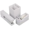 JAM Paper Desk Supplies Kit, White, 3/Pack (337841WH) -Office Supplies Shop sp82108775 sc7