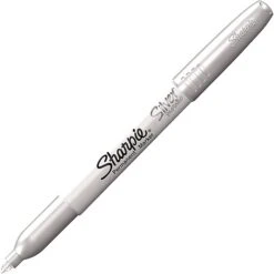 Sharpie Metallic Permanent Marker, Fine Point, Silver, 12/Pack (19365-PK12) -Office Supplies Shop sp89168426 sc7