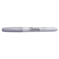 Sharpie Metallic Permanent Marker, Fine Point, Silver, 12/Pack (19365-PK12) -Office Supplies Shop sp89168572 sc7